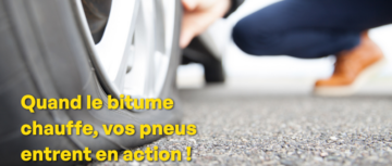 Roulez en pneu été en cas de forte chaleur